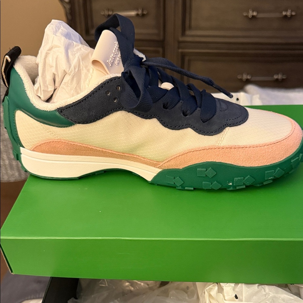 Kate Spade Green and Navy Athletic Shoes
